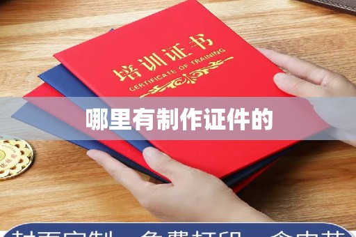 丽水哪里有制作证件的