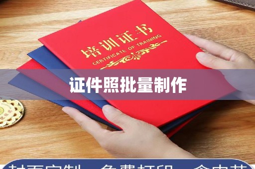 丽水证件照批量制作